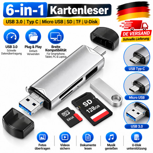 Kartenleser usb 3 0 typ - 1, 3.0