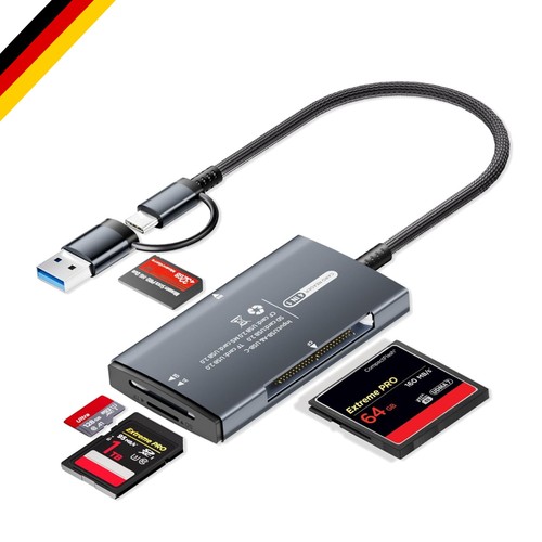 Kartenlesegerät 1 usb - 4-in-1,