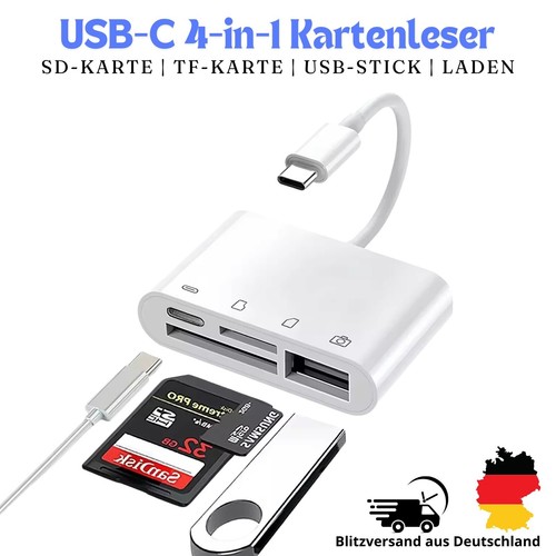 Kartenleser usb c - kartenleser, 4-in-1