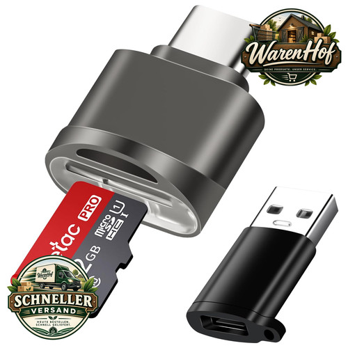 Micro kartenleser usb auf - c,