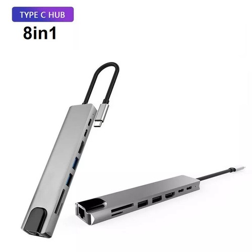 Usb hub 1 adapter - hub, 8-in-1