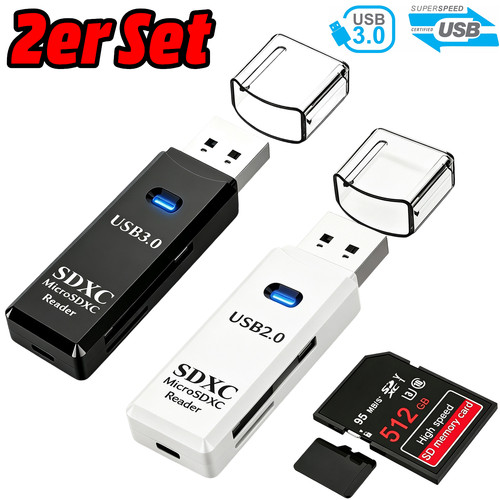 Usb 0 kartenleser - 2x,