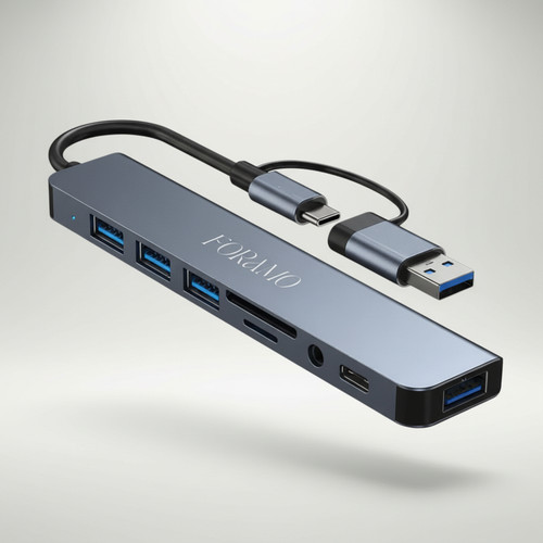 Usb 8 - usb-c, 8-in-2
